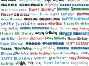 Alison Ellis Design – His Birthday Words