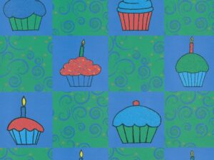 Alison Ellis Design – His Birthday Cupcake Block
