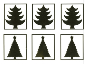 Alison Ellis Design – Gold Christmas Trees