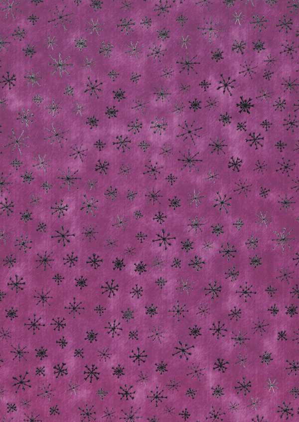 Purple Snowflakes