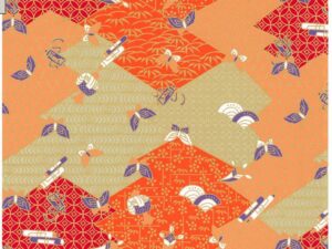 Japanese Chiyogami – Abstract Summer Gold Overlay