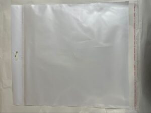 Resealable Hangsell Bags – 320 x 320mm White Back