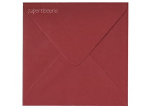Curious – Red Lacquer – 150 Square Envelopes