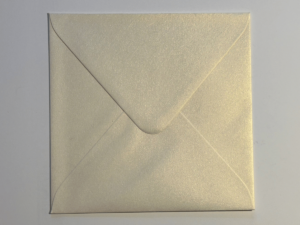Curious – White Gold – 160 Square Envelopes