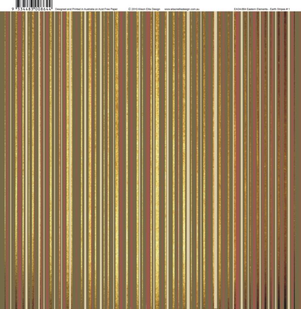 Alison Ellis Design - Earth Stripes #1