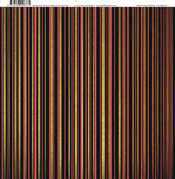 Alison Ellis Design - Fire Stripes #2