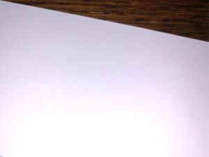 Grange Smooth – White – 300gsm Card – 12″ x 12″