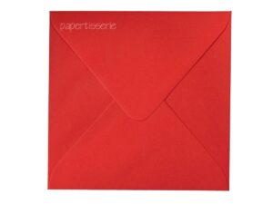 Kaleidoscope – Chilli Red – 160 Square Envelopes