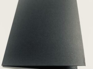 Smooth Black – A5 Hard Cover Invitation Folders