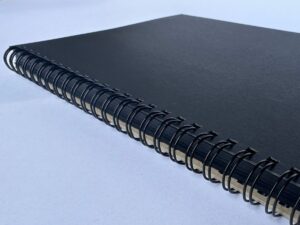 A5 Notebook – Black Paper, Smooth Black Cover
