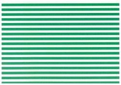 Pretty in Print - Candy Stripe - Forest Green