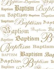 Printed Vellum – Baptism Gold