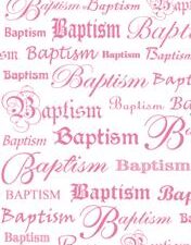 Printed Vellum – Baptism Pink