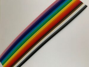 Kaleidoscope Rainbow Mix Quilling Strips