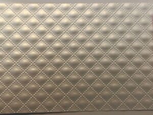 Quilted Metallic – Alabaster – A4 Paper
