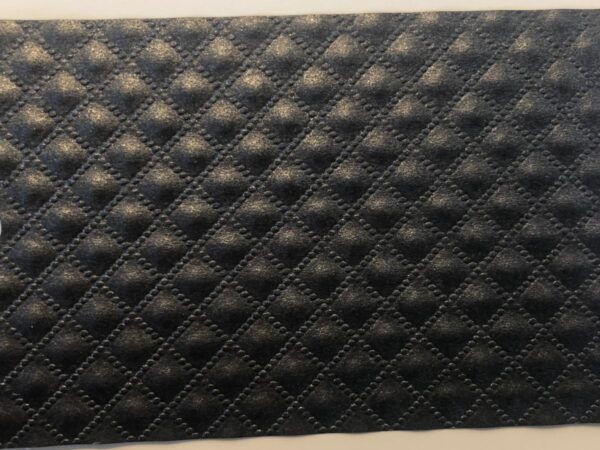 Quilted Metallic Ebony Paper